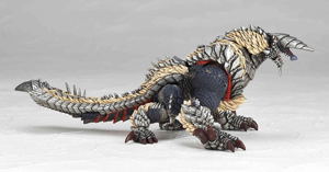 Revoltech Yamaguchi Series No.135 EX Non Scale Pre-Painted PVC Figure: Monster Hunter Zinogre Limited Edition