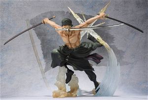One Piece Figuarts Zero Non Scale Pre-Painted PVC Figure: Roronoa Zoro Battle Ver. Rengoku Onigiri (Re-run)