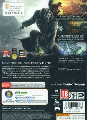 Dishonored (Game of the Year Edition) (DVD-ROM)