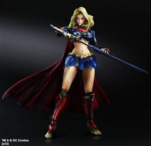 DC Comics Variant Play Arts Kai Supergirl Non Scale Pre-Painted Figure: Supergirl