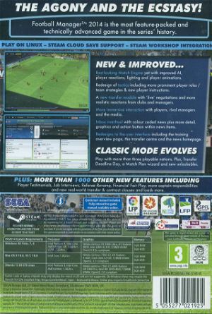 Football Manager 2014 (South East Asia Version) (DVD-ROM)