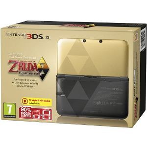 Nintendo 3DS XL (The Legend of Zelda: A Link Between Worlds - Black x Gold Limited Edition)