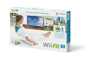 Wii Fit U & Balance Board (White) & Fit Meter (Green)