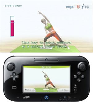 Wii Fit U & Balance Board (White) & Fit Meter (Green)