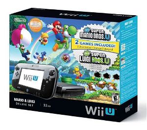 Wii U Limited Edition Mario & Luigi Deluxe Set (Black)