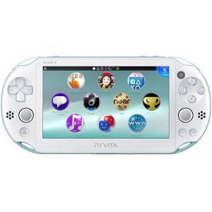 PS Vita PlayStation Vita New Slim Model - PCH-2000 (Light Blue White) [with 64GB Memory Card]