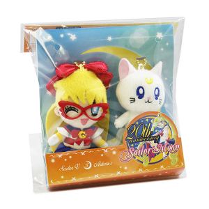 Sailor Moon Plush Doll: Tsunagete Mascot Sailor V & Artemis