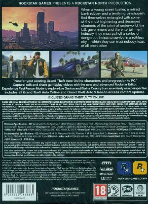 Grand Theft Auto V (DVD-ROM)