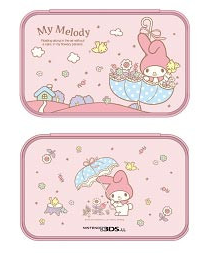 3DS LL Character Soft Pouch (My Melody Parasol)
