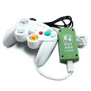 Controller Adapter for Wii U with Black GameCube Controller (Play-Asia.com Bundle)