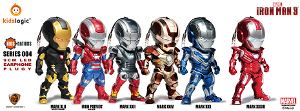 Iron Man 3 Kids Nation Series 004: Earphone Jack Accessories (Set of 6 pieces)