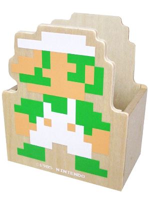 Super Mario Bros. Wooden Die-cut Glove Compartment B (Luigi)