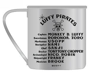 One Piece Stainless Mug Cup: Luffy Pirate