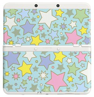 New Nintendo 3DS Cover Plates Pack (Colorful Star)