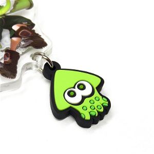 Splatoon Acrylic Key Chain with Squid Rubber: Girl (Charger)