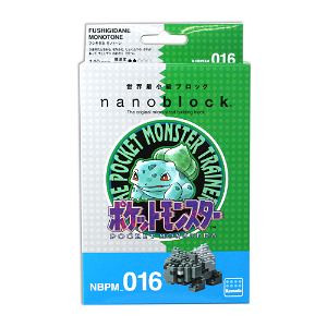 Nanoblock NBPM-016 Pokemon: Bulbasaur Monochrome