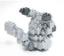 Nanoblock NBPM-014 Pokemon: Pikachu Monochrome