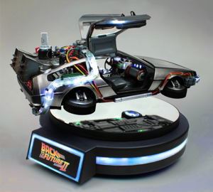 Back to the Future Part II 1/20 Scale Figure: Magnetic Floating DeLorean Time Machine