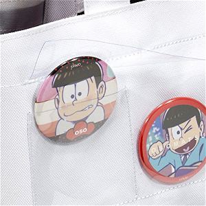 Osomatsu-san Can Badge Pocket Tote Bag