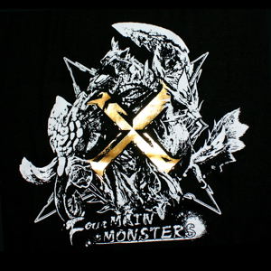 Monster Hunter X T-shirt: Four Main Monsters (M Size)