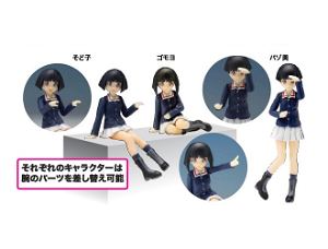 Girls und Panzer 1/35 Scale Resin Kit: Kamo-san Team Figure Set
