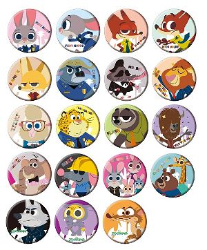 Zootopia Can Badge Collection (Set of 19 pieces)