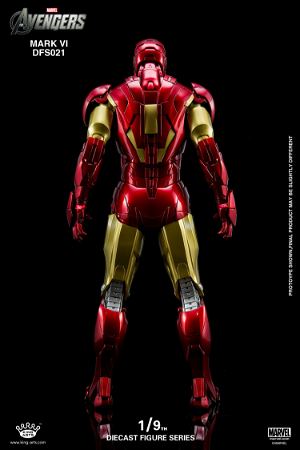 King Arts Avengers 1/9 Diecast Figure Series: Iron Man Mark VI