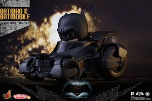 Batman v Superman Dawn Of Justice: Batman & Batmobile Cosbaby (S) Collectible Set