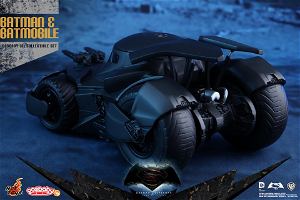 Batman v Superman Dawn Of Justice: Batman & Batmobile Cosbaby (S) Collectible Set
