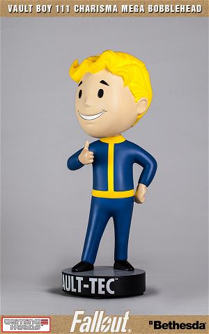 Fallout 4 Polystone Resin: Vault Boy 111 Charisma Mega Bobblehead