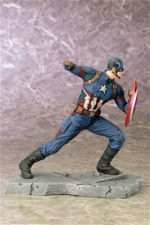ARTFX+ Captain America Civil War 1/10 Scale Pre-Painted Figure: Captain America Civil War