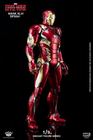 King Arts Captain America Civil War 1/9 Diecast Figure Series: Iron Man Mark XLVI