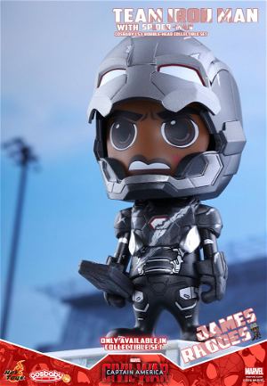 Captain America Civil War: Team Iron Man with Spider-Man Cosbaby Bobble-Head Collectible Set (Set of 6 pieces)