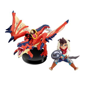 amiibo Monster Hunter Stories Series Figure (One-Eyed Rathalos & Rider Boy)