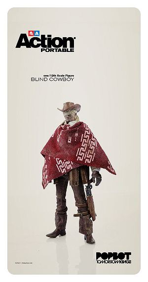 Action Portable The World of Popbot 1/12 Scale Action Figure: Blind Cowboy
