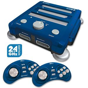 SNES/ Genesis/ NES Hyperkin RetroN 3 Gaming Console 2.4 GHz Edition (Bravo Blue)