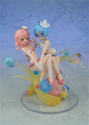 Wish Upon the Pleiades 1/8 Scale Pre-Painted Figure: Subaru & Aoi Swimsuit Ver.