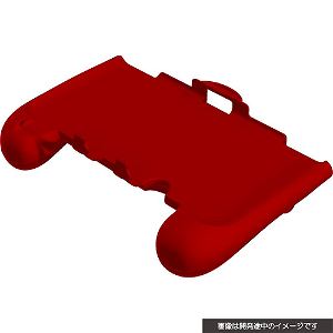 Rubber Coat Grip Slim for New 3DS LL Compact Type (Red)