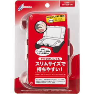 Rubber Coat Grip Slim for New 3DS LL Compact Type (Red)