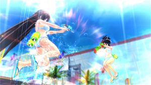 Senran Kagura Peach Beach Splash [Nyuu Nyuu 5th Anniversay Famitsu DX Pack 5th Anniversary Life Size Oshiri Mouse Pad Yumi Set]