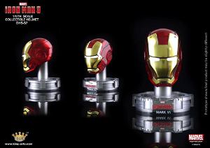 King Arts Iron Man 3 1/5 Deluxe Helmet Series 7 (Set of 8 pieces)
