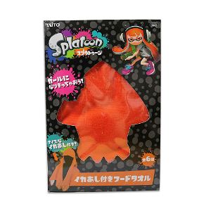 Splatoon Squid Legs Hooded Towel (Orange)