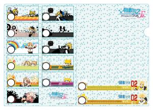 Hatsune Miku: Project Diva F 2nd Clear File (Set of 3)