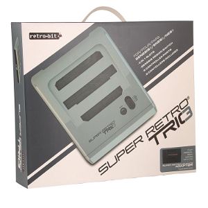 SNES/ Genesis/ NES Retro-Bit Super RetroTRIO 3 Gaming Console (Silver & Black)