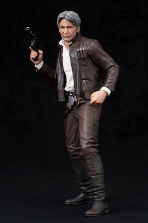 ARTFX+ Star Wars Episode VII The Force Awakens 1/10 Scale Pre-Painted Figure: Han Solo & Chewbacca 2 Pack The Force Awakens Edition