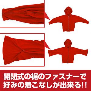 Itemya Wizard Zipper Hoodie Plain Stitch Ver. Red (L Size)
