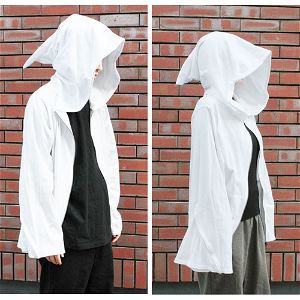 Itemya Wizard Zipper Hoodie Plain Stitch Ver. White (XL Size)