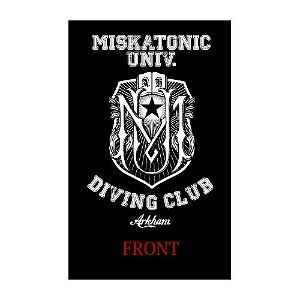 Miskatonic University Diving Club Jersey Jacket Black x White (L Size)