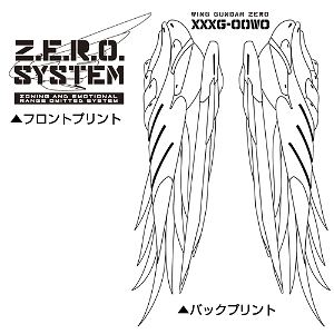 New Mobile Report Gundam Wing Wing Gundam Zero Jersey Jacket White x Gold (L Size)
