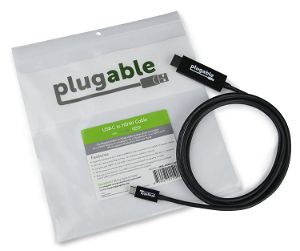 Plugable USB-C to HDMI 2.0 Cable (6'/1.8m)